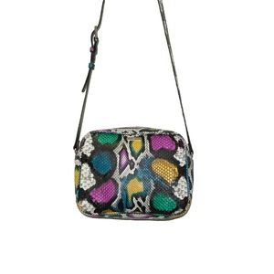 Venice Cross-Body, Acid Trip Snakeskin Handbag